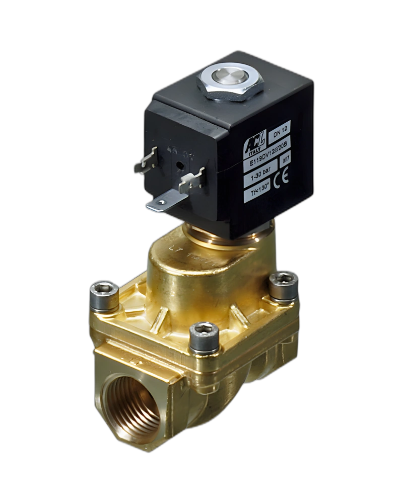 Brass Servo Assisted Piston Valve(NC) - 1/2 inch image 2