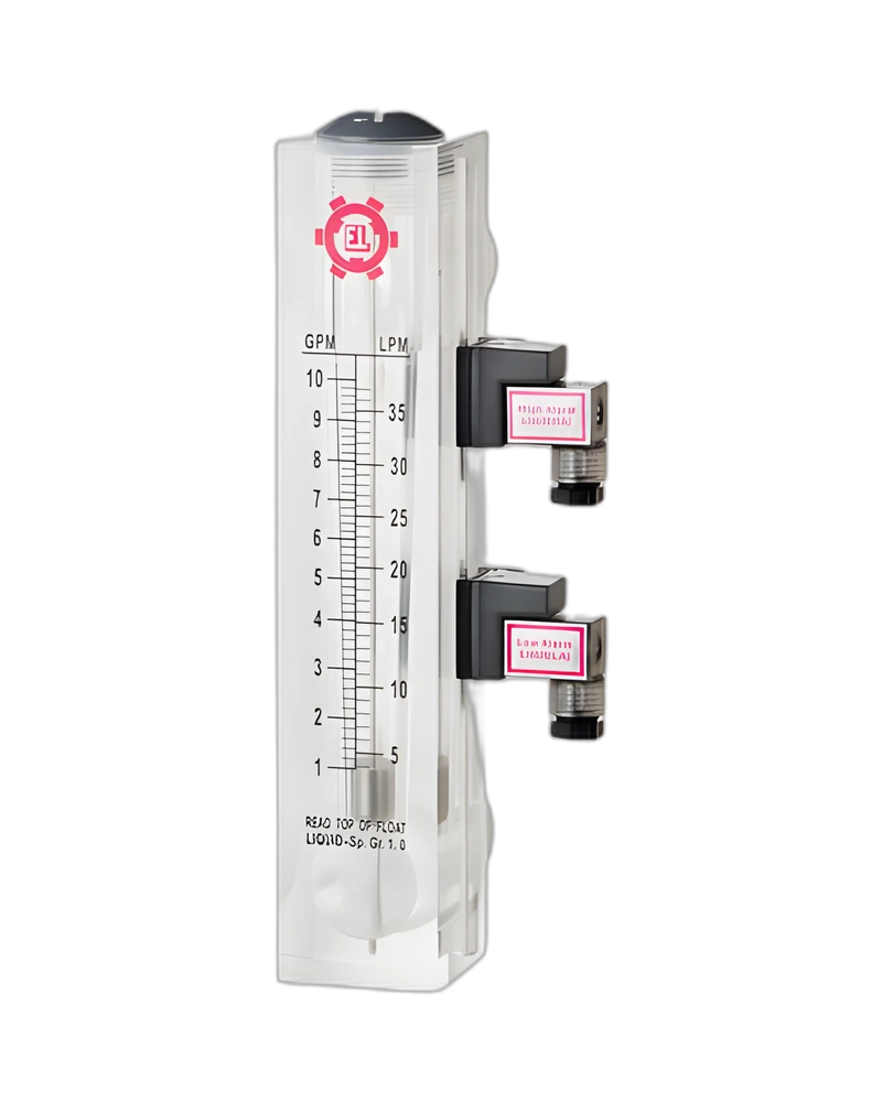 TFM2E14VL550AF - Variable Area flow meter with two adjustable alarms image 2