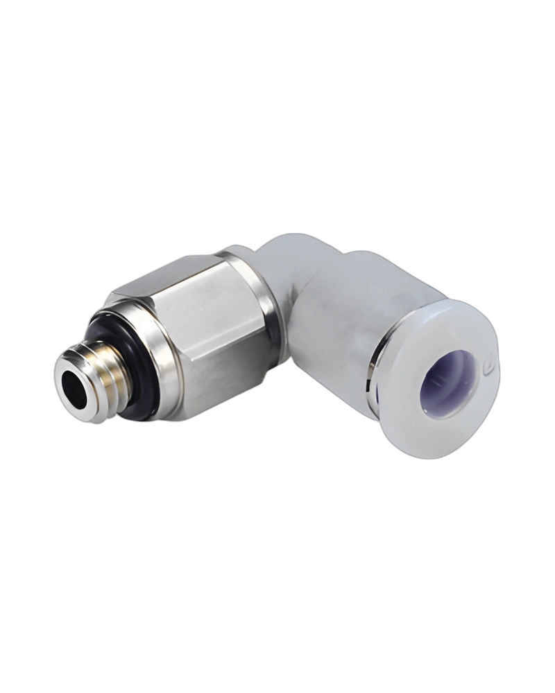 90&deg; Swivel Elbow, M3 Thread 5/32" OD - M02470403 image 2
