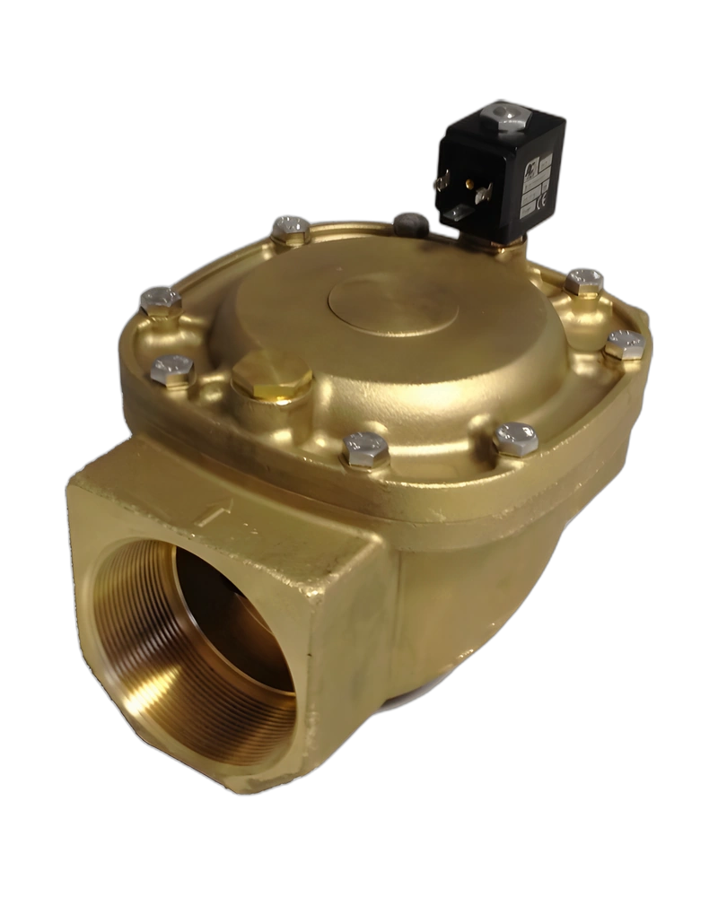 Brass Servo Assisted Valve(NO) - 2- 1/2 inch