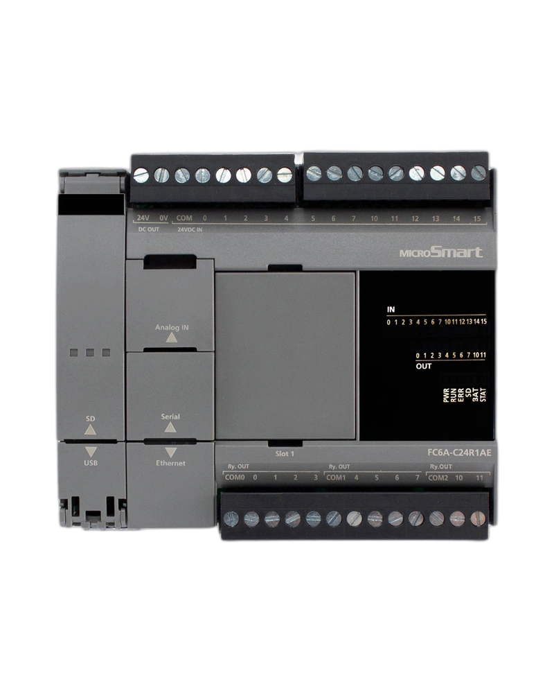 MICRO PLC FC6A-C16R1CE - 16IO CPU 24VDC Relay
