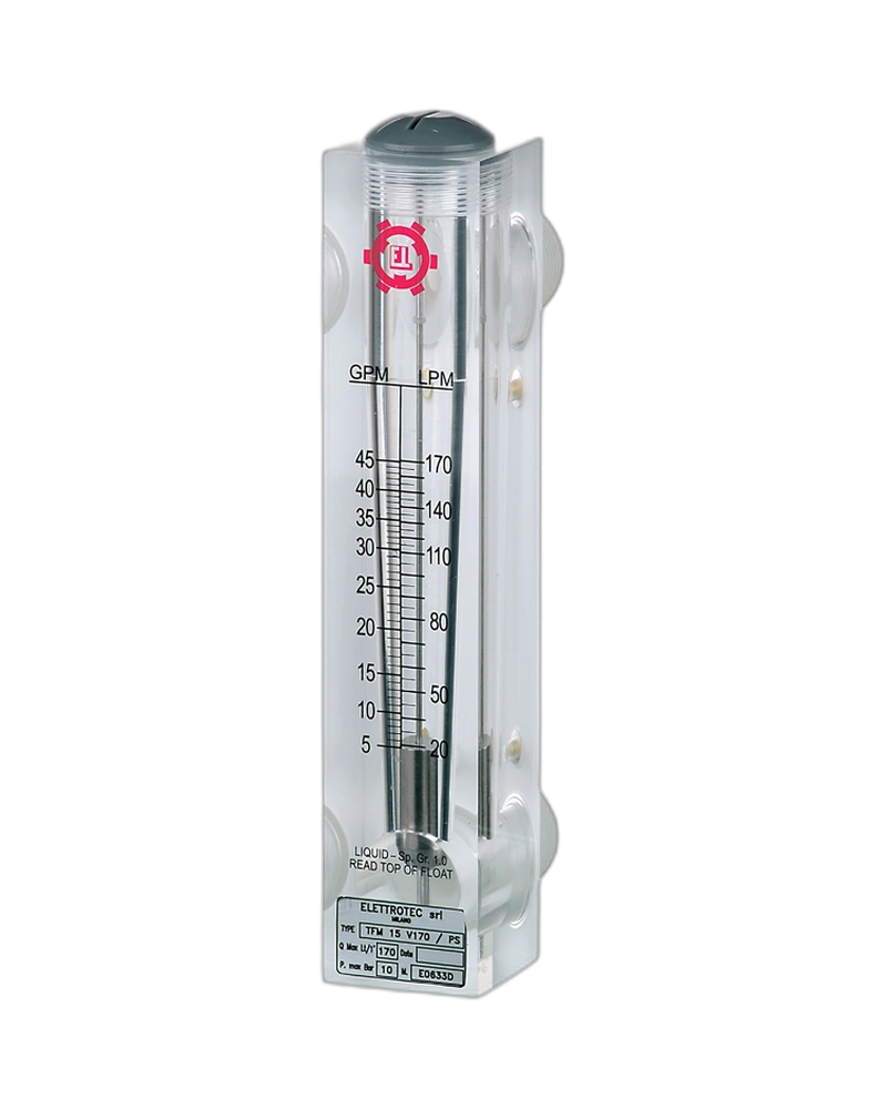 FMP15VL170PF - Variable Area flow meter for panel mounting