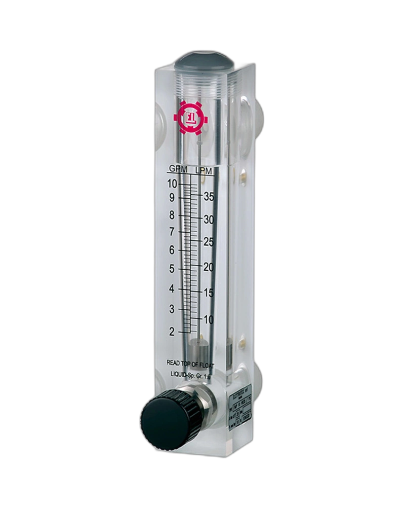 FMP14VRL150AF - Variable Area flow meter for panel mounting with regulating valve