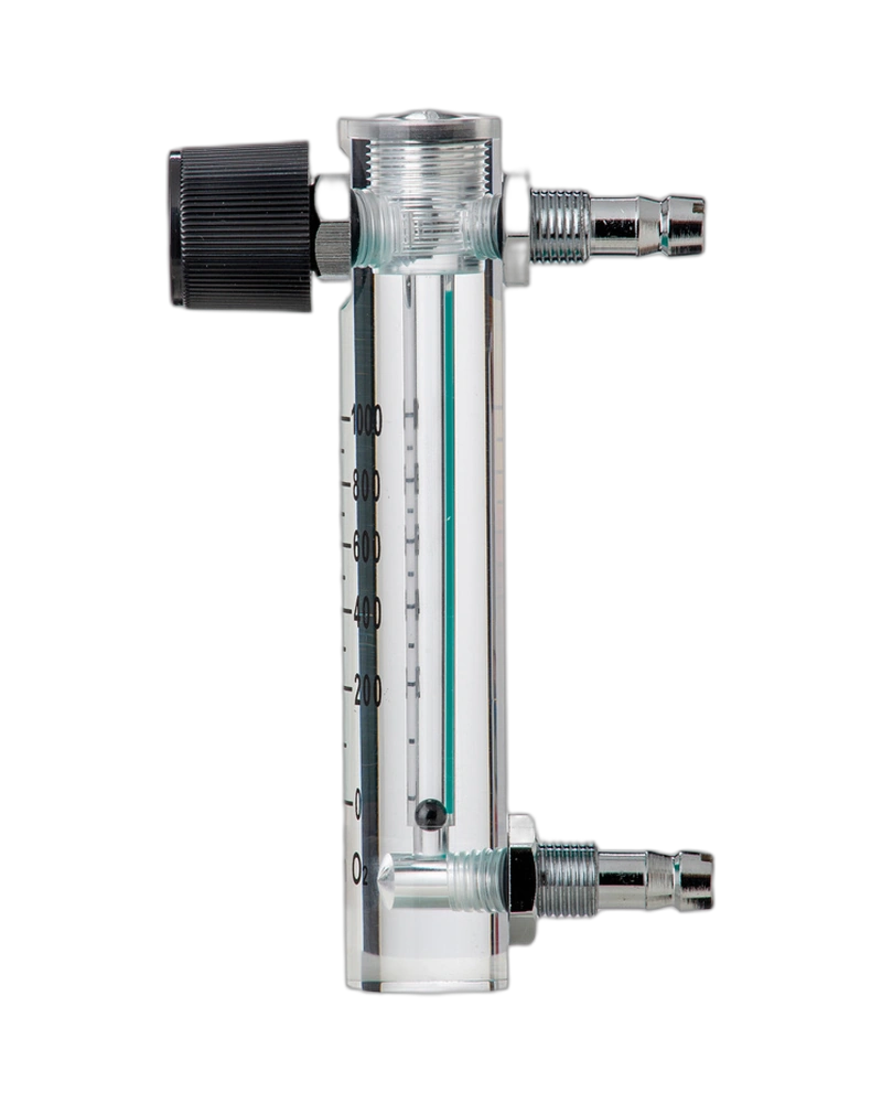 FMX04VR5WV - Oxygen Variable Area flow meter for panel mounting with regulating valve
