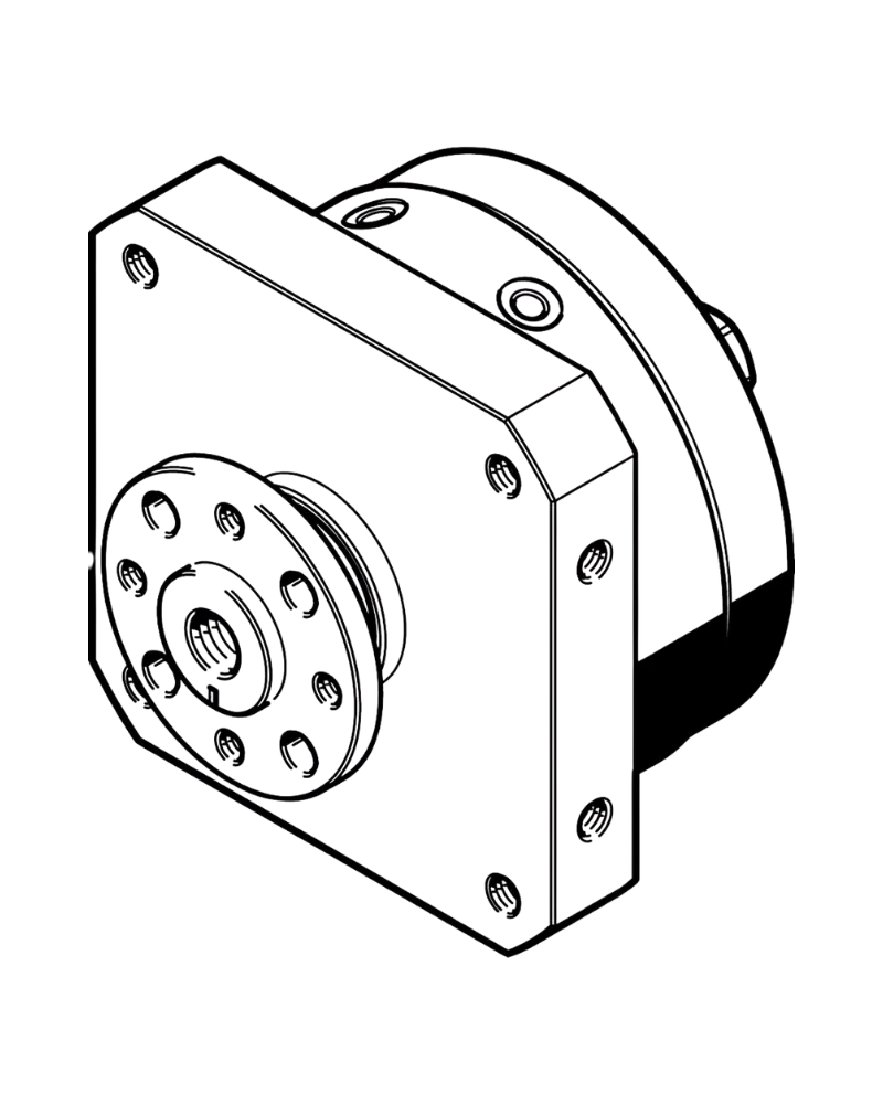 Semi-rotary drive DSM - DSM-T-12-270-P-A-B