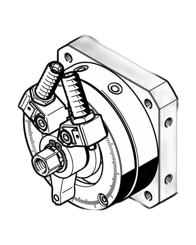 Semi-rotary drive DSM - DSM-16-270-P1-FW-A-B