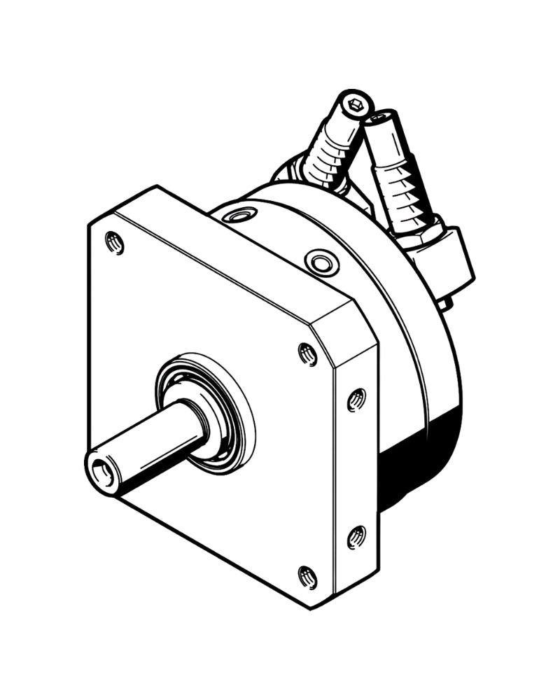 Semi-rotary drive DSM - DSM-T-25-270-CC-FW-A-B