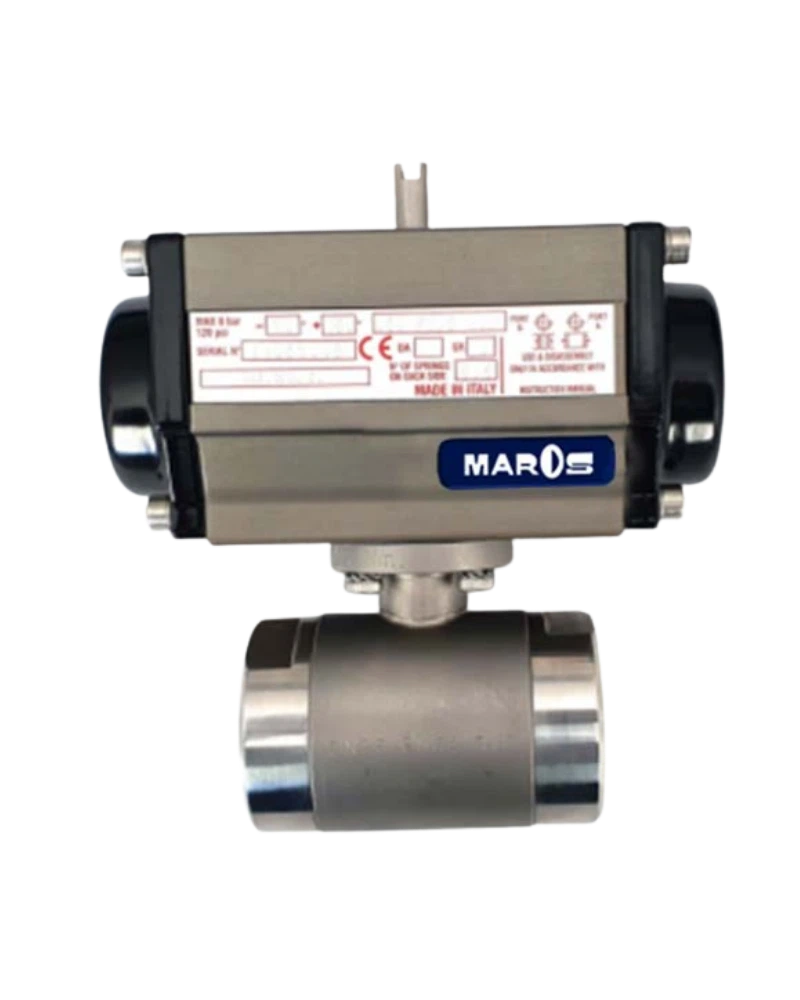 TWO-WAY BALL VALVE - SANDBLASTED - 030503034 - Mosfe S 3/4" 2v 316 des