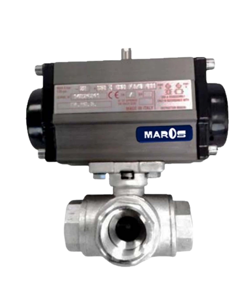 Polished Three-Way Ball Valve -0210034003L - Mosfe S 4" 3vl 316 del