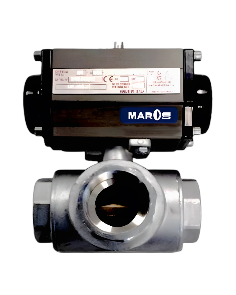 BRASS THREE-WAY BALL VALVE - 0706332003L - Mosfe S 2" 3vl ott de