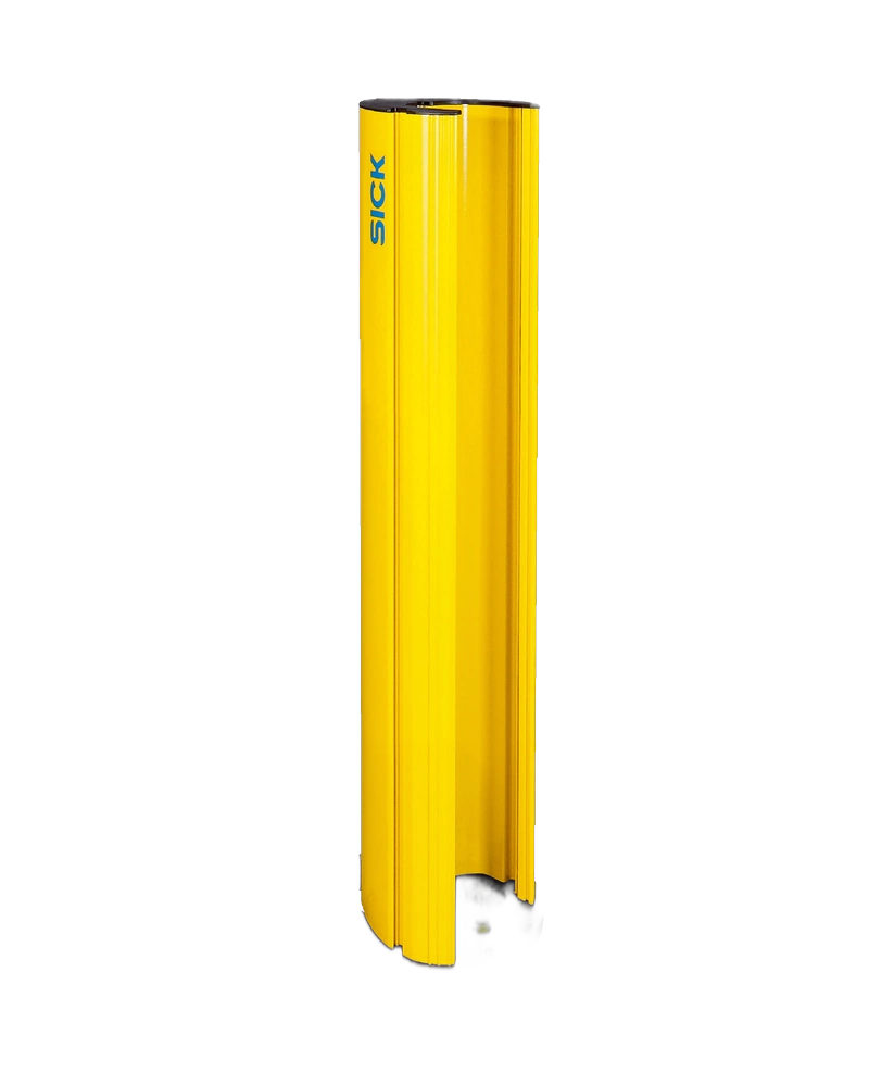 Safety light curtains - Device columns with external grooves