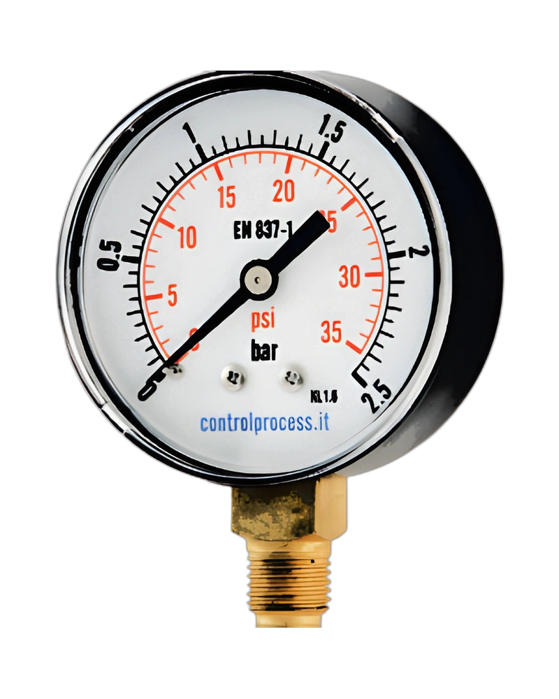Series MA case black steel - Pressure gauge nominal size 80 mm