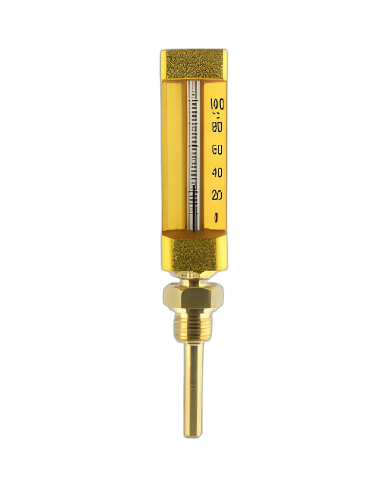 Series TV-R Glass Thermometer Straight - Glass Thermometer 150mm