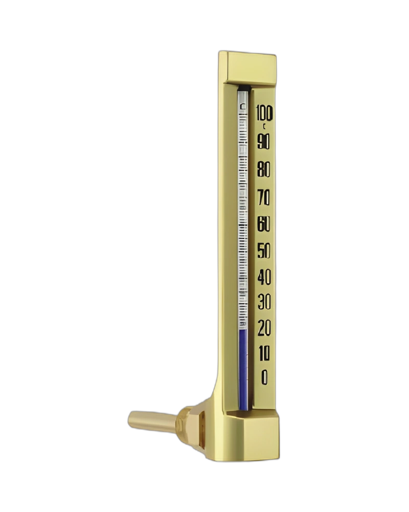 Series TV-P Glass thermometer Angle 90° -  Glass Thermometer 200 mm