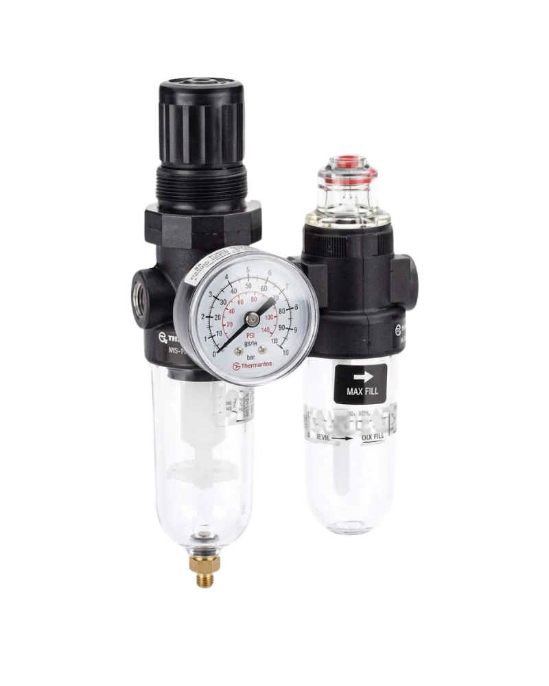 P1H Series combination unit (FRL), G1/4, manual drain, 40µm filter element