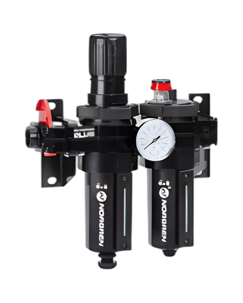 Excelon combination unit (FRL), G1/2, manual drain, 40µm filter element, without shut-off valve