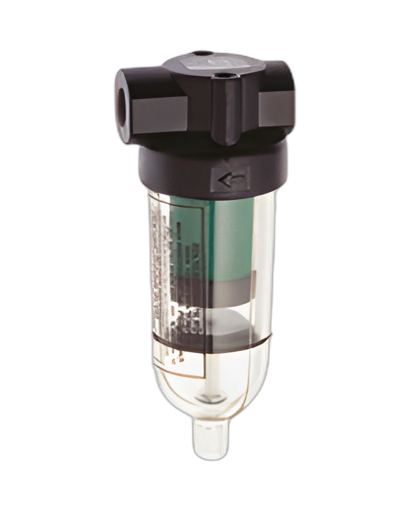 F39 Series oil removal filter, G1/8, automatic drain, 0,01µm filter element
