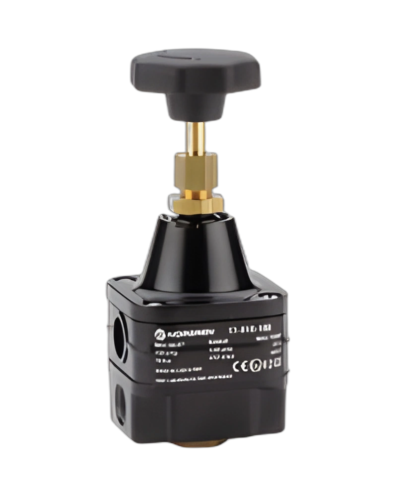 11-818 Series precision pressure regulator, G1/4, 0.07-4 bar, without gauge