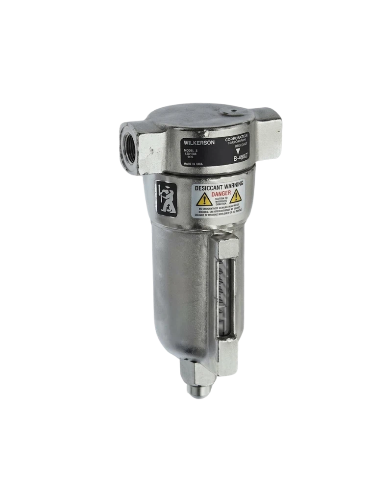 F22 Series general purpose stainless steel filter, 1/2 PTF, automatic drain, 25µm polyethylene filter element - F22-400-A7DA