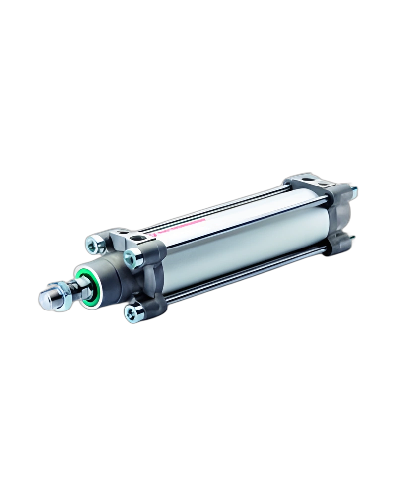 ISOLine tie rod single acting cylinder, 80mm diameter, 25mm stroke - RA/801080/M/25