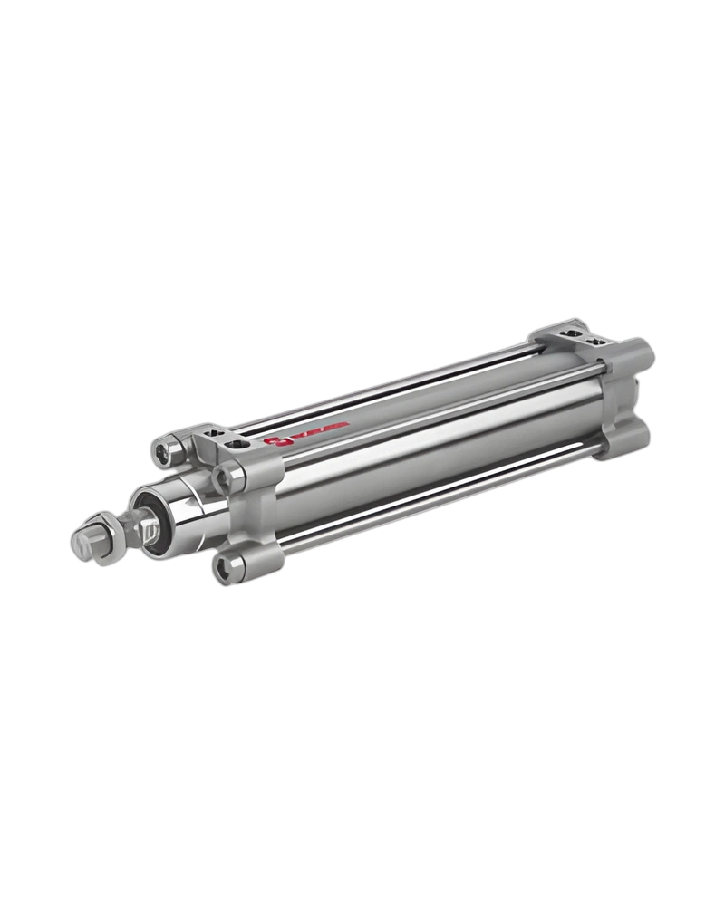 ISOLine™ tie-rod double acting stainless steel cylinder, 40mm diameter, 160mm stroke - KA/802040/M/160