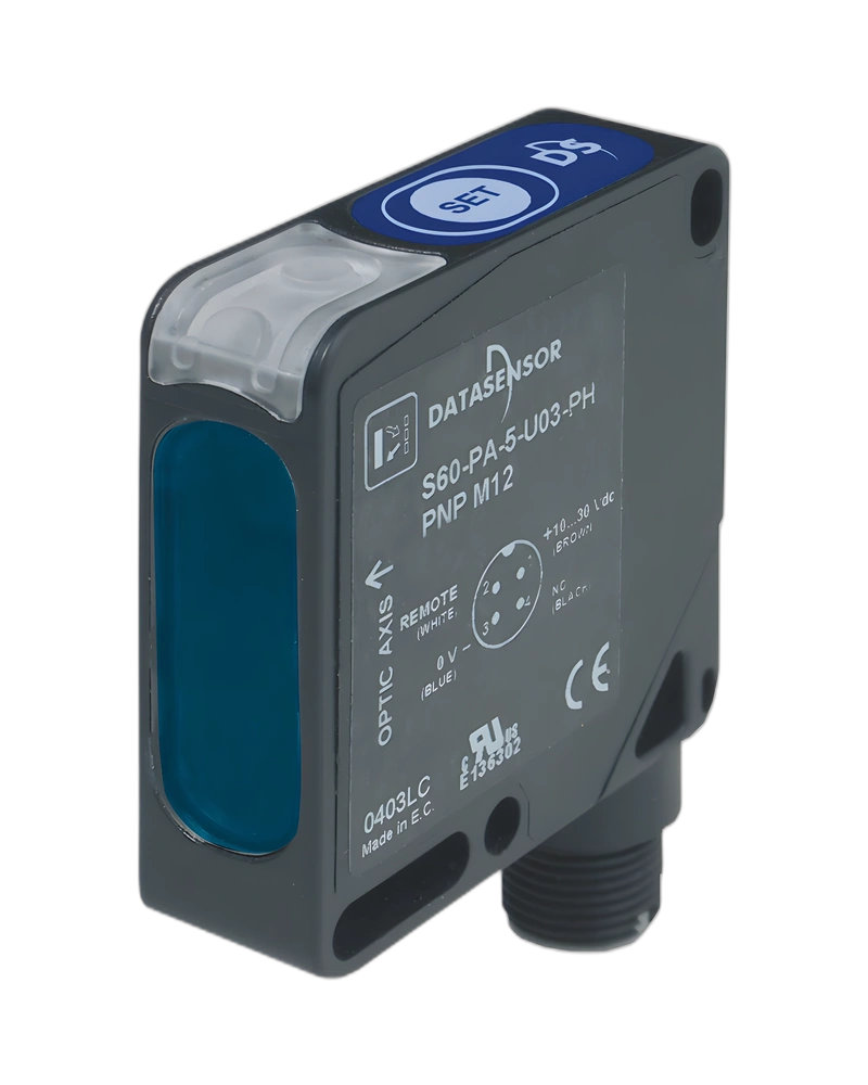S60-PL-5-F01-PP - 956201140 - Receiver plastc axial laser PNP NO/NC M12