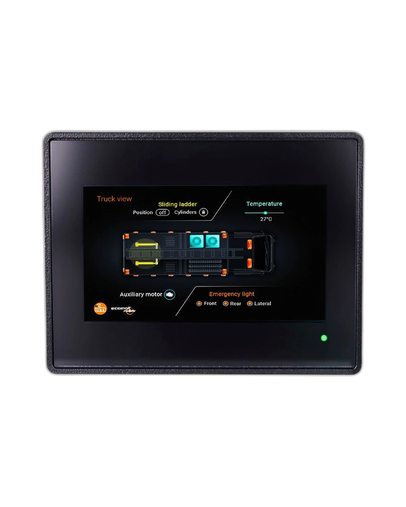 CR1144 - Programmable graphic display for controlling mobile machines - ecomatDisplay/4.3"/BASIC/E