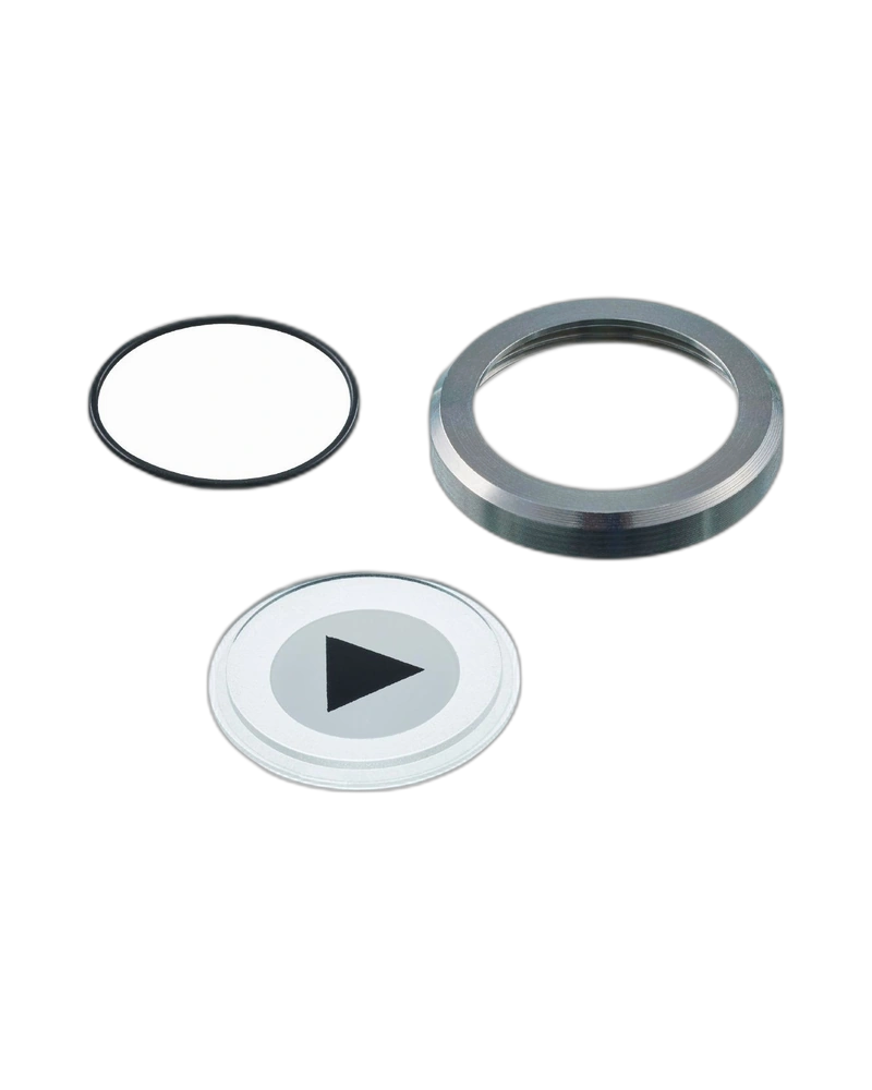 E12807 - Symbol disc for touch sensors - Play stainless steel