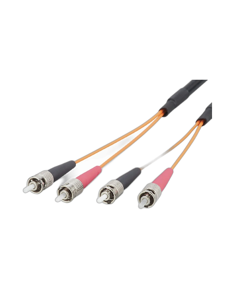 E74802 - Glass fibre optics - Fiber optical cable 100m OM2 PUR ST plug